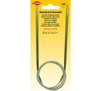 Kleiber + Co. GmbH Aguja circular de metal, gris, 80 cm x 4,5 mm, 69955