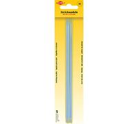 Kleiber + Co. GmbH Stricknadeln/Strumpfspiele Agujas de Tejer, Metal, Gris, 20 cm x 2,5 mm