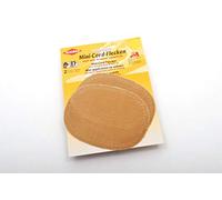 Kleiber - Coderas/Rodilleras ovaladas, de Pana, tamaño pequeño, para coserlas o termoadhesivas, Color Color Beige