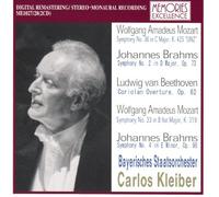 Kleiber Conducts Mozart: Symphonies 33 (1996) & 36 (1987); Brahms Symphonies 2 (1987) & 4 (1996); Beethoven: Coriolan Overture (1996)