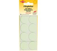 Kleiber - Deslizadores de Fieltro (28 mm, 18 x 8 x 1 cm), Color Blanco