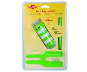 Kleiber - Juego Infantil de Bricolaje para Hacer Pompones, Color Verde