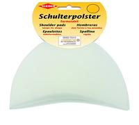 Kleiber KH 10 - Hombreras Acolchadas sin Ganchos ni Cinta de Pelo (Media Luna, 50% Poliamida), 50% Poliamida., Blanco, 9 x 13 x 5,5 cm