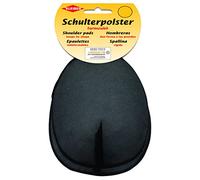 Kleiber - KR 8 Almohadilla de Hombro con Cinta de Gancho y de flojel Raglan, 50% Poliamida, Negro, 13,5 x 11 x 3 cm