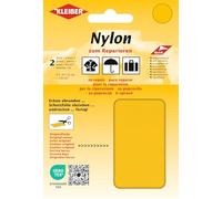 Kleiber reparación autoadhesivos de Nailon Impermeable, 2 Parches (10 x 12 cm Cada uno), Color Amarillo/Arena, 100% Poliamida, ca. 10 cm x 12 cm