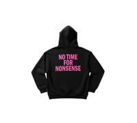Kleidermafia Sudadera 'Oversize “No Time for Nonsense” Hoodie - Black' negro XS EUR