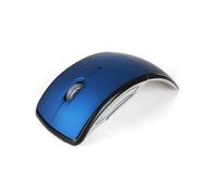 KLEIN Design TM-9200 Ratón óptico inalámbrico Plegable, Color azuk