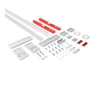 Klein Sistema Corredero Vidrio Lite Glass+ Ksc V12 12mm Espesor Vidrio Templado Corredera Puerta Acero Inoxidable