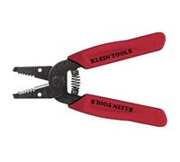 Klein Tools 11046 | Pelacables 0,2-1 mm² | Punta estrecha | Agujeros para doblar cable | Cuchillas tipo tijera | Mangos texturizados | Acabado negro resistente
