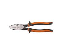 Klein Tools 2138NEEINS Slim Handle Insulated Side Cutter Pliers, Streamline New England Nose with Knurled Jaws, 8-Inch