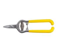 Klein Tools 24000 | Tijeras Kevlar high leverage | Hoja dentada | Mecanismo con resorte | Cierre de seguridad | Recubrimiento níquel cromo | 16,5 cm