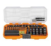 Klein Tools 32502HD KNECT - Juego de destornilladores y llaves de vaso con funda MODbox, 41 piezas, 26 brocas, 6 llaves de vaso profundas, accesorios y mango