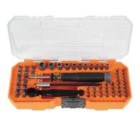 Klein Tools 32787 - Juego de destornilladores de precisión de 64 piezas con caja modular, magnética, precisión, puntas estándar y destornilladores de tuerca