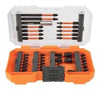 Klein Tools 33801 - Juego de brocas de impacto con destornilladores de tuerca magnéticos, Phillips de acero ProFlex S2, ranuradas, cuadradas, brocas TORX con funda, compatible con MODBox, 40 unidades