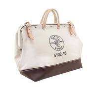 Bolsa de herramientas, bolsa de lona para herramientas de mano es organizador resistente con marco de acero y boca Klein Tools 5102-16,41 cm