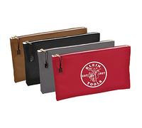 Klein Tools 5141 Bolsa De Herramientas Con Cremallera, Bolsa De Lona Con Cremallera, Bolsa De Utilidad Y Depósito Bancario, 12.5 X 7 Pulgadas