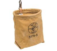 Klein Tools 5179S - Bolsa de Herramientas Repelente al Agua con conexión de Clip a presión, construcción de Lona Resistente y Refuerzo de Cuerda