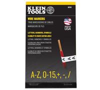 KLEIN TOOLS 56253 - Marcador de alambre, letras negras, números y símbolos