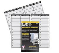 KLEIN TOOLS 56255 Marcadores de alambre, Panel eléctrico del hogar w/Directorio