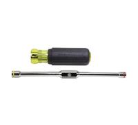 Klein Tools 65064 2-in-1 de cabeza hexagonal tuerca conductor, 1/4-inch y 5/15 pulgadas