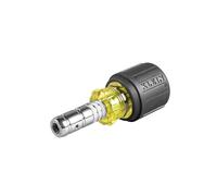 Klein Tools 65131 Destornillador de tuerca 2 en 1, accionamiento deslizante de cabeza hexagonal, 1-1/2 pulgadas