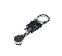 Klein Tools 65200MAG - Mini trinquete magnético de perfil delgado, juego de destornilladores de trinquete de 90 dientes con destornillador de tuerca de 1/4 pulgadas, almacenamiento de 4 puntas