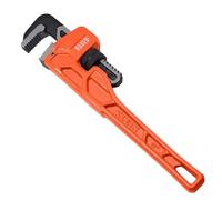 KLEIN TOOLS 68210 Llave de tubo de hierro fundido de 10 pulgadas, llave de fontanería ajustable de alta resistencia, mango de viga en I, capacidad de mandíbula de 1-1/2 pulgadas, herramientas de