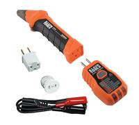 Klein Tools 80016 Circuit Breaker Finder Tool Kit with Accessories, 2-Piece Set, Includes Cat. No. ET310 and Cat. No. 69411