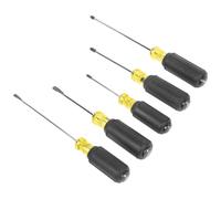Klein Tools 85805 - Juego de destornilladores, fabricado en Estados Unidos, puntas mecanizadas de precisión multiusos, (3) Phillips, (2) ranurado, mango de agarre acolchado, 5 piezas