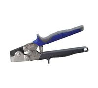 Klein Tools 86528 - Juego de perforadores, herramienta de perforación de bloqueo a presión para chapa metálica, revestimiento de vinilo y aluminio, azul/gris