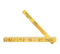 Klein Tools 91163B - Regla plegable, 6 pies, fibra de vidrio, escala de ladrillo, lectura exterior, graduación de 1/16 pulgadas, ideal para carpintería, metal y proyectos de bricolaje