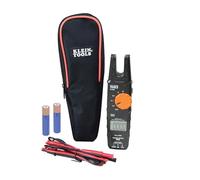 Klein Tools CL360 | Probador eléctrico con pinza abierta AC auto-rango hasta 200 A | Mide tensión AC/DC resistencia continuidad y NCV