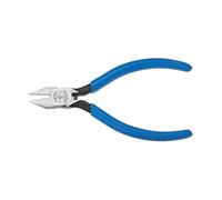 Klein Tools D209-4C Midget Pliers, Diagonal Cutting Electronics Pliers with Short Jaws and Induction Hardened Beveled Cutting Edges, 4-Inch