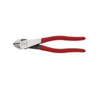 Klein Tools D248-8 8-Inch Standard High-Leverage Diagonal Cutting Angled Head Pliers,Red,Small