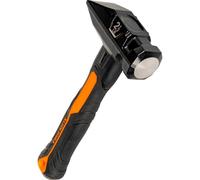 Klein Tools H80602 - Martillo de herrero de 2-1/2 libras con mango de fibra de vidrio y cara de cuña, diseño resistente a los golpes para golpear y demoler, incluye agujero para cordón