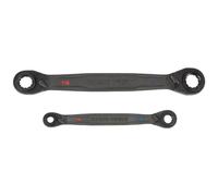 Klein Tools Juego de llaves de trinquete 4 en 1 SAE de 2 piezas