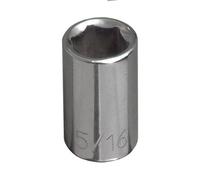 Klein Tools Klein 65605 - Enchufe estándar de 6 puntos de 11/32 pulgadas, unidad de 1/4 pulgadas