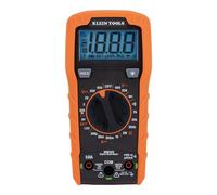 Klein Tools Multímetro MM325, probador de voltaje digital manual de 600 V CA/CC, prueba baterías, corriente, resistencia, diodos y continuidad, negro