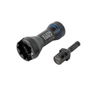 Klein Tools NRHDM - Juego de llaves de vaso de impacto 5 en 1, 1/4 pulgadas, 1 pulgada, 1-1/8 pulgadas con ranuras de alineación pequeñas y grandes