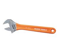 Klein Tools O50712 Llave ajustable, mandíbula de capacidad adicional, acero de aleación forjado tratado térmicamente, SAE, escalas métricas, mango sumergido en plástico, 12 pulgadas