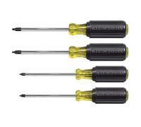 Klein Tools Tournevis 409-85664 4pc r-gl-. Cushion-Grip Square-Recess