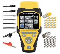 Klein Tools VDV501-770 - Juego de comprobador de cables, Scout Pro Max Ethernet, coaxial/video, teléfono, (RJ11/RJ12/RJ45) cables de conector F, controles remotos de prueba y mapa
