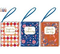 Kleine Anhänger-Bücher: Gute Wünsche: (Herzlichen Glückwunsch / Zum Geburtstag / Genieße den Tag)