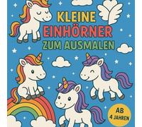 Kleine Einhörner zum Ausmalen