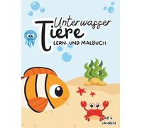 Kleine Entdecker - Unterwasser Tiere: Hai, Clownfisch, Delfin & mehr | Großflächige Motive zum Ausmalen für Kinder ab 4 Jahren
