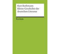 Kleine Geschichte der deutschen Literatur: 17685