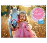 Kleine Königstöchter (Wandkalender 2026 DIN A2 quer), CALVENDO Monatskalender: Kleine Prinzessinnen ist eine liebevoll gestaltete Welt voller Glitzer, ... Lächeln regieren und mit dem Herzen träumen.