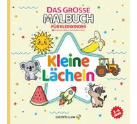Kleine Lächeln - Großes Malbuch für Kleinkinder - 50 einfache Motive mit dicken Linien: Verspielte Tiere, lustige Fahrzeuge, süße Gegenstände, Blumen ... Linien, ideal zum Malen lernen ohne Frust
