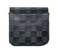 Kleine Make-up Tasche - Handtasche Organizer mit Automatischem Verschlussring | Make-up Aufbewahrungstasche | Für Frauen Damen Studenten Berufstätige Reisen Fitness Hochzeit Alltag, Negro , Se