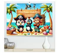 Kleine Piraten, Große Träume" - Ein Kalender für junge Entdecker (hochwertiger Premium Wandkalender 2026 DIN A2 quer), Kunstdruck in Hochglanz: Abenteuer & Spaß für kleine Piraten!